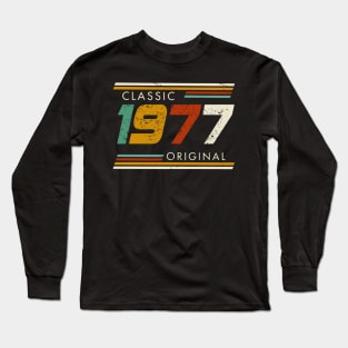 Classic 1977 Original Vintage Long Sleeve T-Shirt